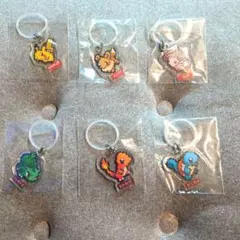 ポケモン 明治 ペットボトルチャーム 6種コンプリート【ミュウ・ピカチュウ他】