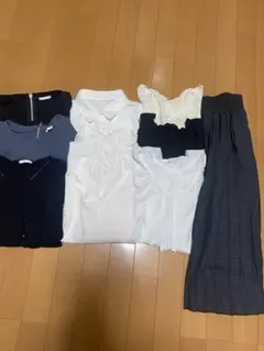 レディース服 オフィスカジュアル まとめ売り トップス スカート 10点セット