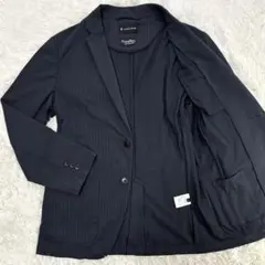 【未使用級】洗える ストレッチ伸縮 シアサッカー グローバルワーク ジャケット