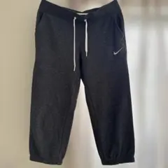 【美品】Nike レディース 七分丈 グレー ジャージパンツL
