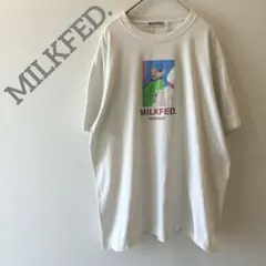 ミルクフェド MILKFED. Tシャツ 白 イラスト プリント カットソーのサムネイル