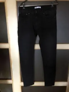 ZARA ブラック スキニーデニム 42