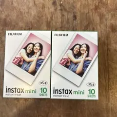 Fujifilm intax mini チェキ フィルム 10枚×2個