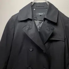 コムサイズムCOMME CA ISM ライナートレンチコートMブラックスプリング