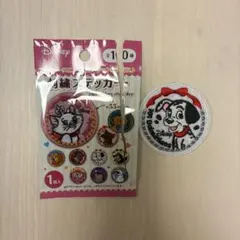 セリア　ディズニー 刺繍ステッカー 101匹わんちゃん