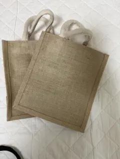 無印良品 ジュートマイバッグ 2個セット