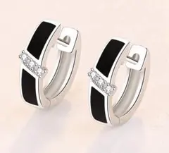 652★バカ売れ・売切★シルバー ピアス s925 czダイヤモンド フープ