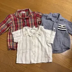 ベビー用シャツ 3点セット 70-90cmのサムネイル