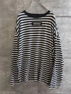 STUSSY ステューシー ボーダー 長袖カットソー