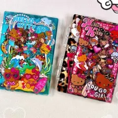 日焼けハローキティ シャカシャカシールバインダー　A７サイズ