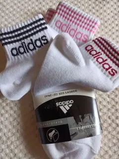 アディダス ソックス　3足セット　新品