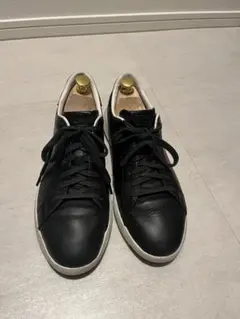 コールハーンスニーカー ブラック レザー スエード