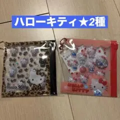 【新品】プチパーツ サンリオ ハローキティ☆ヒョウ柄・ノーマル ケース入り