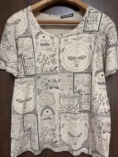 フラボア　総柄　カットソー Tシャツ FRAPBOISのサムネイル