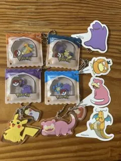 コメダ珈琲×ポケモン 豆菓子風チャーム 第1弾 未開封3個 ピック2本
