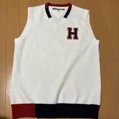 TOMMY HILFIGER GOLF ベスト ホワイト Lのサムネイル
