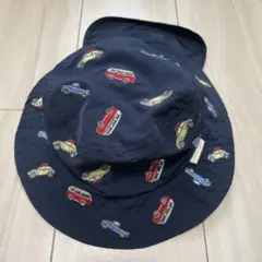 petit main 車柄 ハット 52cm ネイビーのサムネイル