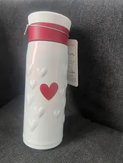 スターバックス　バレンタイン　2014 ステンレスボトル　ハート　赤　水筒