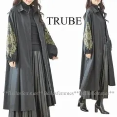 週末SALE♥️TRUBE【新品】シャツワンピース ロングシャツブラウス429黒