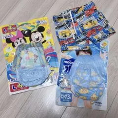 トミカ柄水着 90cm と水遊びパンツ