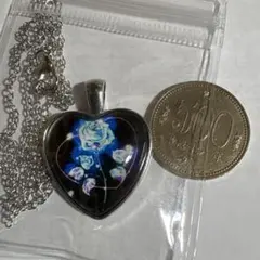 N群、3点ハート型ペンダントと丸型ペンダントセット