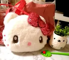 【新品同様】★USJ★キティちゃん肩がけショルダーバッグ★ 本当に可愛いです！！