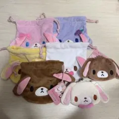 シュガーバニーズ ふわふわ巾着 ガチャ コンプリートセット - メルカリ