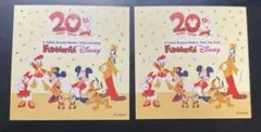 ディズニー　ファンダフル 20周年 限定カード　Disney