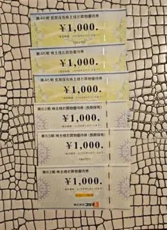 ビックカメラ コジマ 株主優待 6000円分【匿名配送 追跡有】