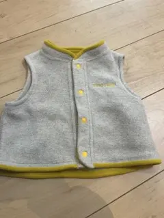 モンベル　montbell Baby's ベビーベスト 80 グレー/イエロー