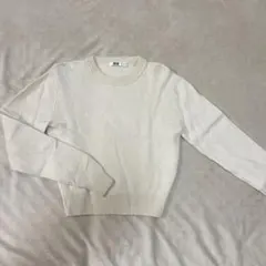 UNIQLO U 長袖ニットセーター M クリーム色