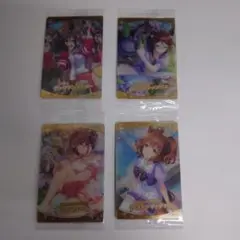 ウマ娘プリティーダービーツインウエハース第8R　SR4枚セット