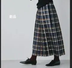 チェックスカート ロングスカート