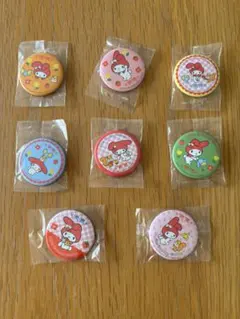 《レア物》MY MELODY マイメロ2000年　缶バッジ 8個　平成レトロ