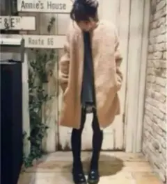 Ungrid☆ボアノーカラーコート