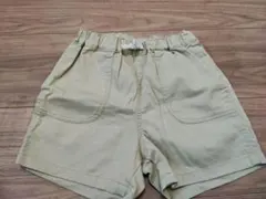 UNIQLO ベージュ ポケット付き 短パン サイズ：100