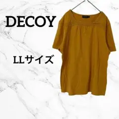 DECOY デコイ　トップス　オレンジ 　半袖　LL