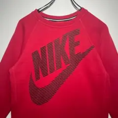 NIKE　ナイキ　スウェット　サイズL　デカロゴ　キッズ　トレーナー　希少　古着