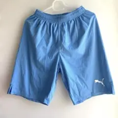 PUMA／プーマ　ゲームパンツ　サッカーパンツ　サックスブルー　L
