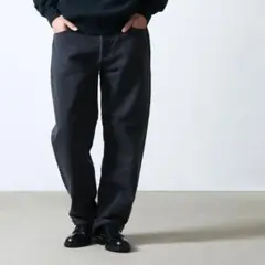 CIOTA スビンコットン 13.5oz ストレートデニム ミディアムブラックのサムネイル