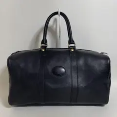 2606-160｜ロンシャン ボストンバッグ レザー ブラックのサムネイル