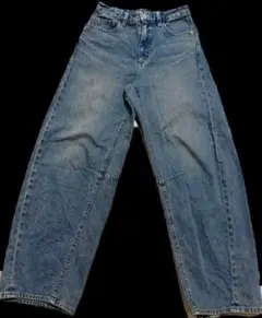GU バレルレッグジーンズ（67 BLUE）