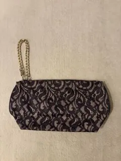 Victoria’s Secret レース模様ポーチ チェーンストラップ付き