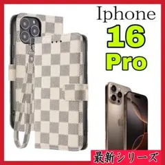 アイホン16プロカバー　ホワイト　カード収納 おしゃれ ノーブランド