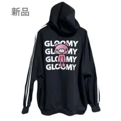 【タグ付き新品】グルーミー ジップパーカー 黒 L ビッグシルエット アベイル