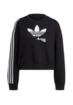 adidas originals クロップドスウェット ブラック