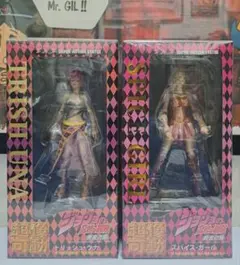 新品未開封 超像可動 ジョジョ トリッシュ・ウナ スパイス・ガール 2体セット