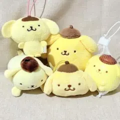 ポムポムプリン　ぬいぐるみ　キーホルダー　ストラップ　まとめ売り