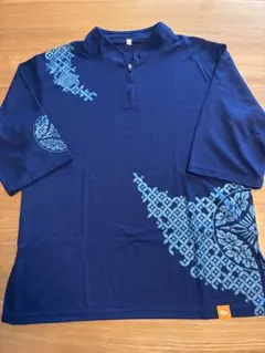 ユン 太極拳 ウェア yun 青 チャイナカラー