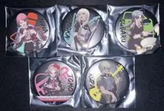 ガールズバンドクライ 3rd 咆哮の奏 缶バッジ ノーマル　コンプリートセット